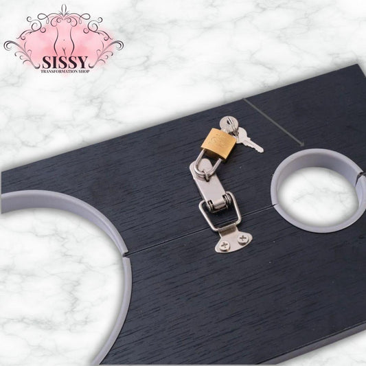 Pilori de bondage en bois