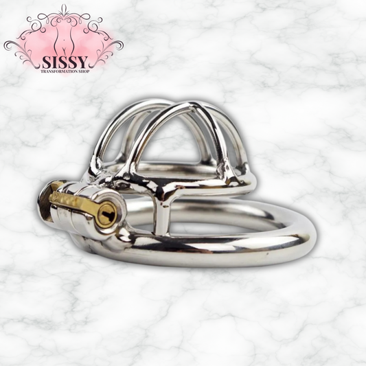 Cage de chasteté masculine ultra petite en acier inoxydable