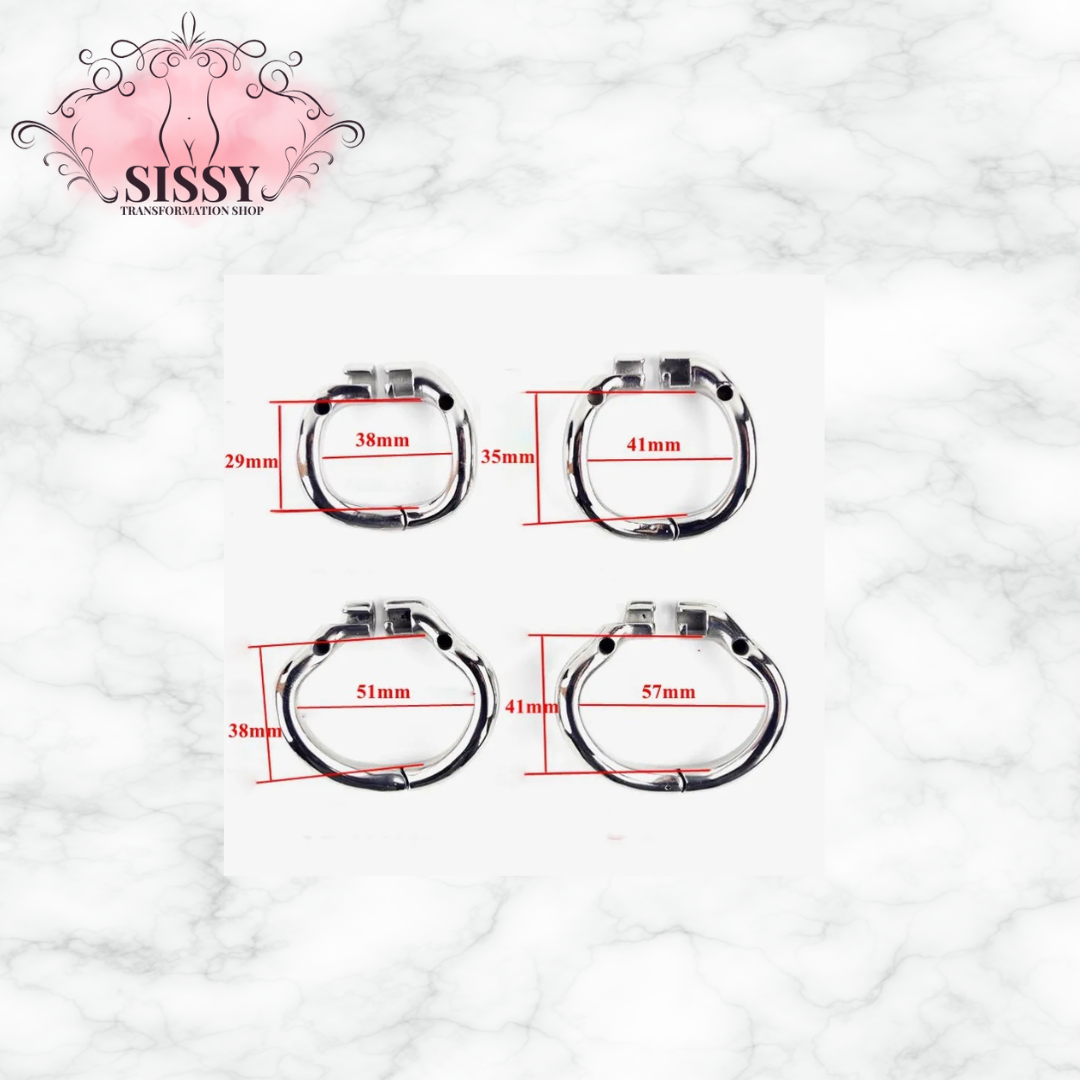 Cage de chasteté masculine ultra petite en acier inoxydable