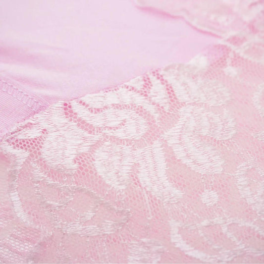 Culotte En Dentelle Florale Transparente Avec Poche Pour Sissy en tissu délicat et design élégant