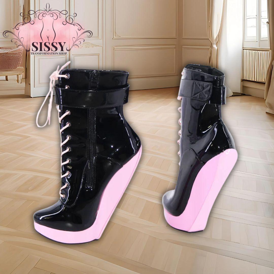 Wonderheel New Extreme High Heel 18cm with 3cm Platform Wedge Ankle boots Multi-color Nightclub Sexy Girls Buckles Straps Boots