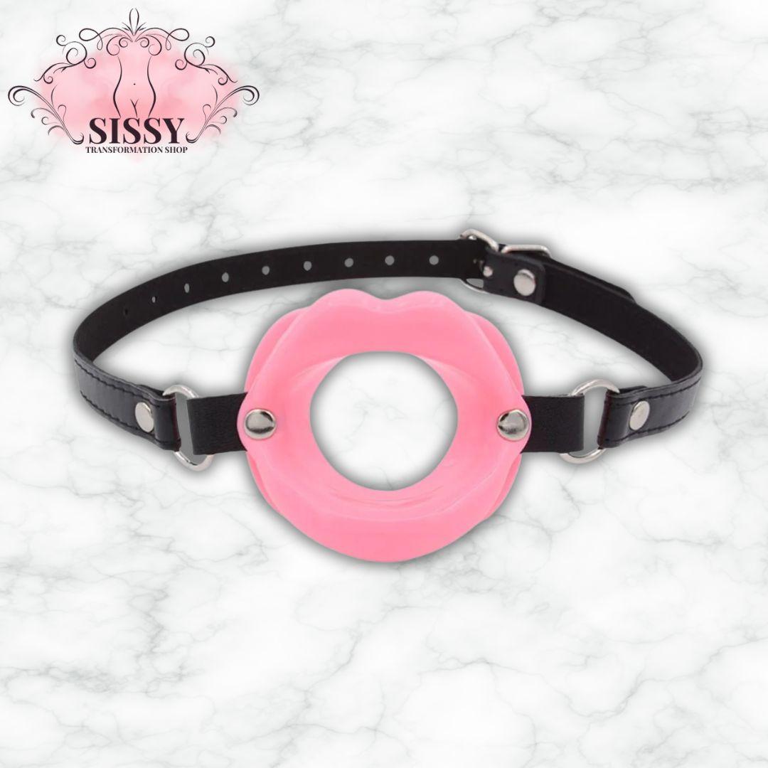 Gag bouche ouverte en silicone