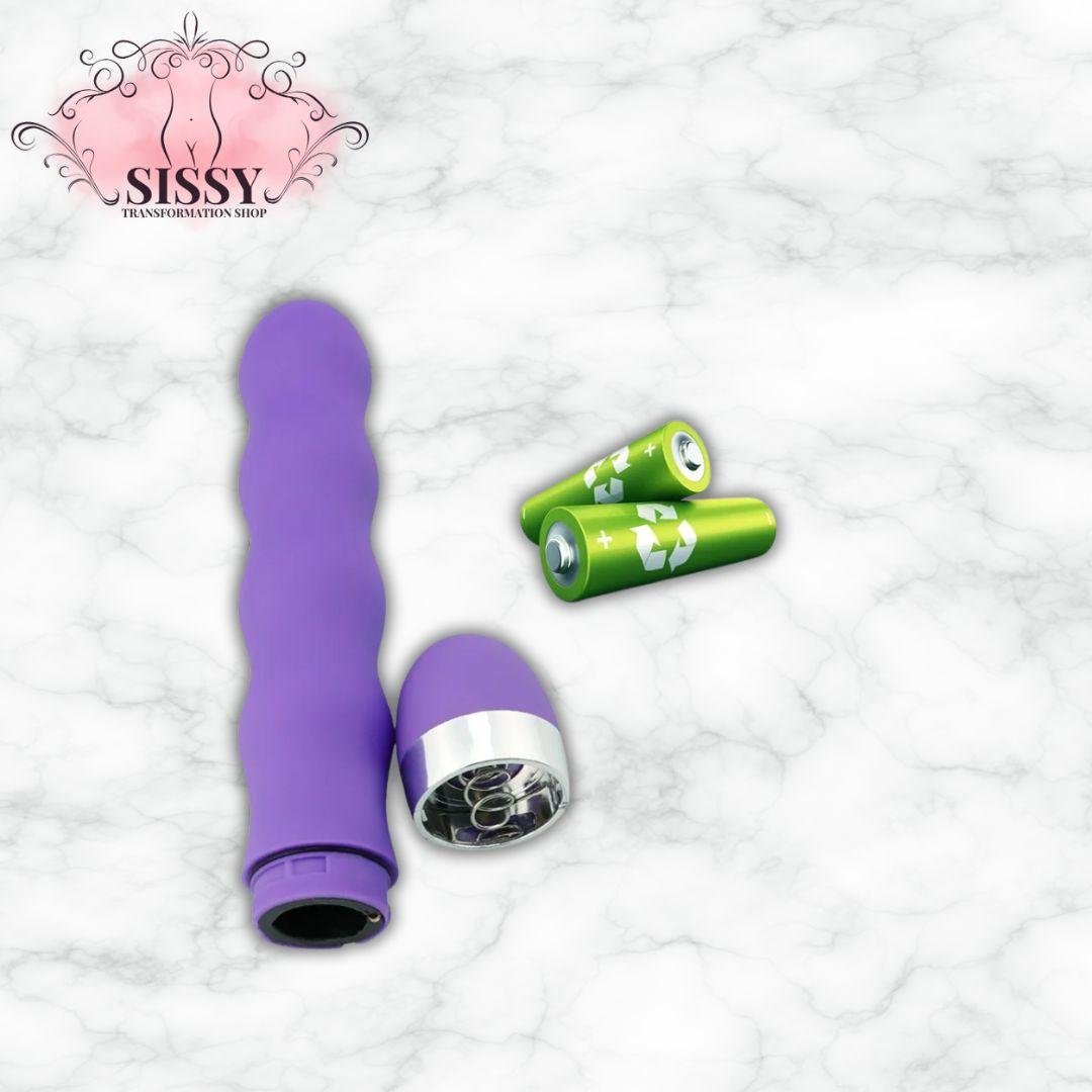 Vibromasseur sissy point G et prostate, forme courbée ergonomique