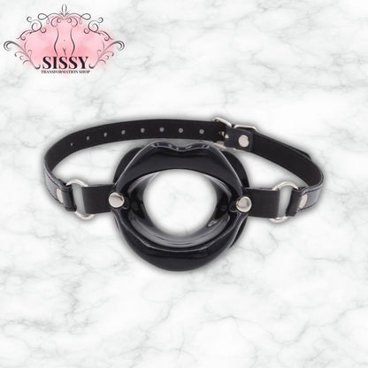 Gag bouche ouverte en silicone