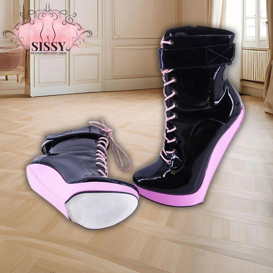 Wonderheel New Extreme High Heel 18cm with 3cm Platform Wedge Ankle boots Multi-color Nightclub Sexy Girls Buckles Straps Boots