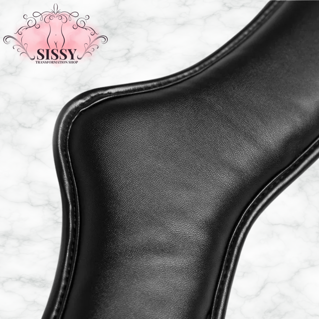 Collier Esclave Corset – Cuir PU Noir Ajustable