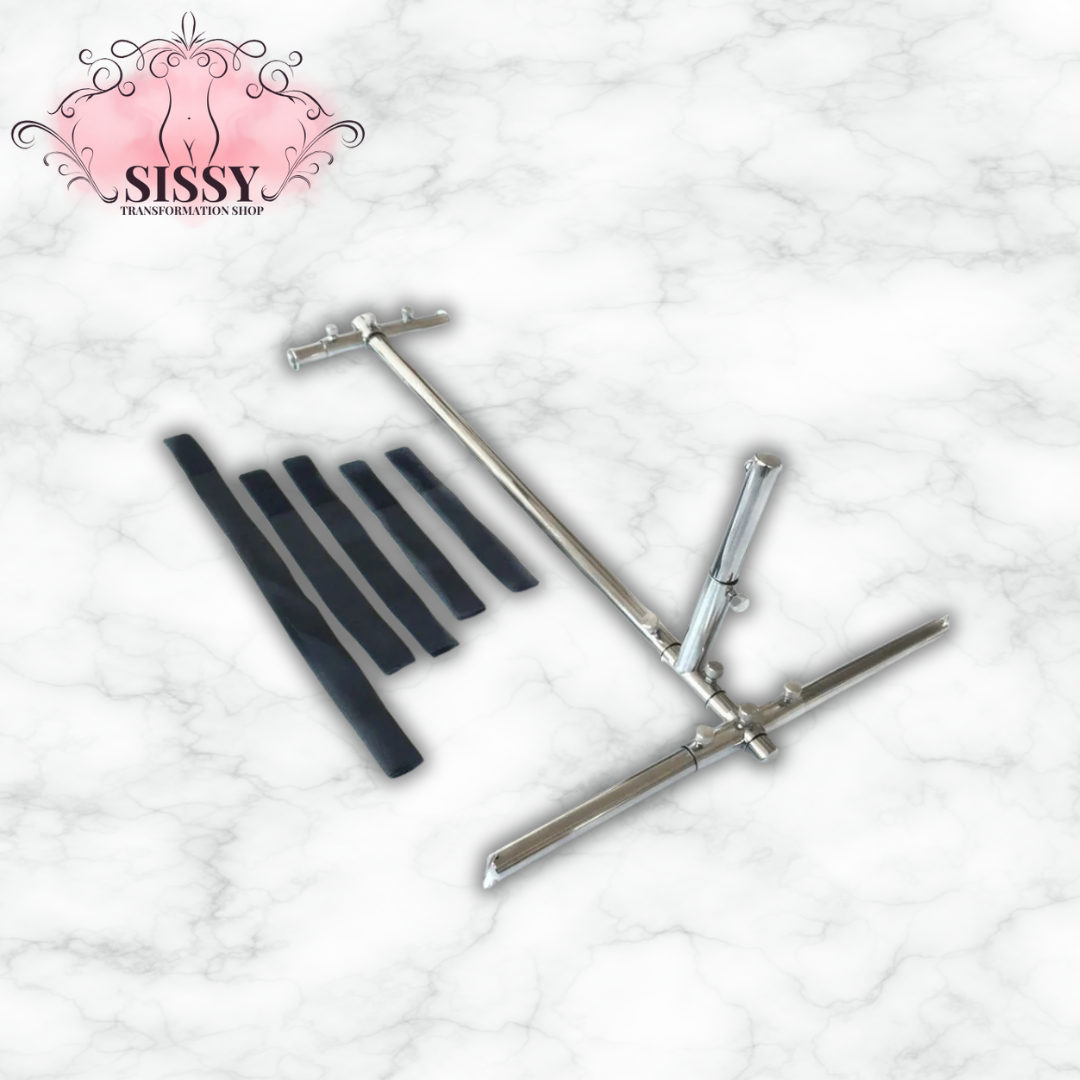 Écarteur intégral BDSM en acier inoxydable – Immobilisation bras & jambes