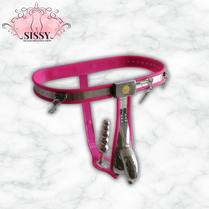 Ceinture de chasteté avec chaînes cuisses & clochettes