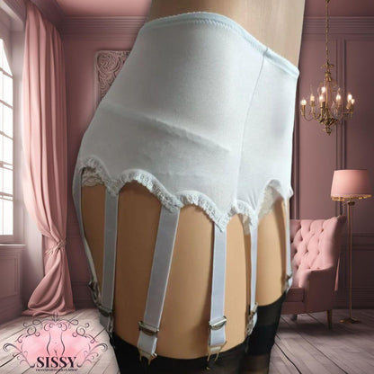 Porte-jarretelles Sissy vintage 12 attaches