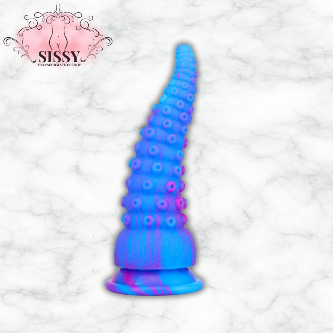 Gode tentacule en silicone au design texturé