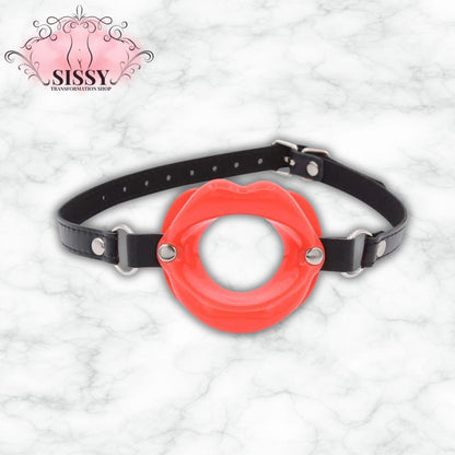 Gag bouche ouverte en silicone