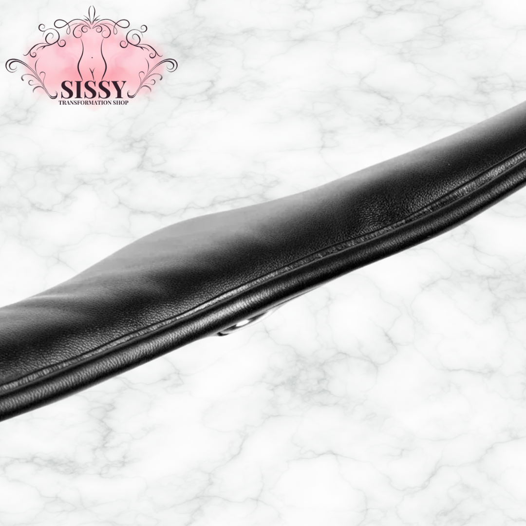 Collier Esclave Corset – Cuir PU Noir Ajustable