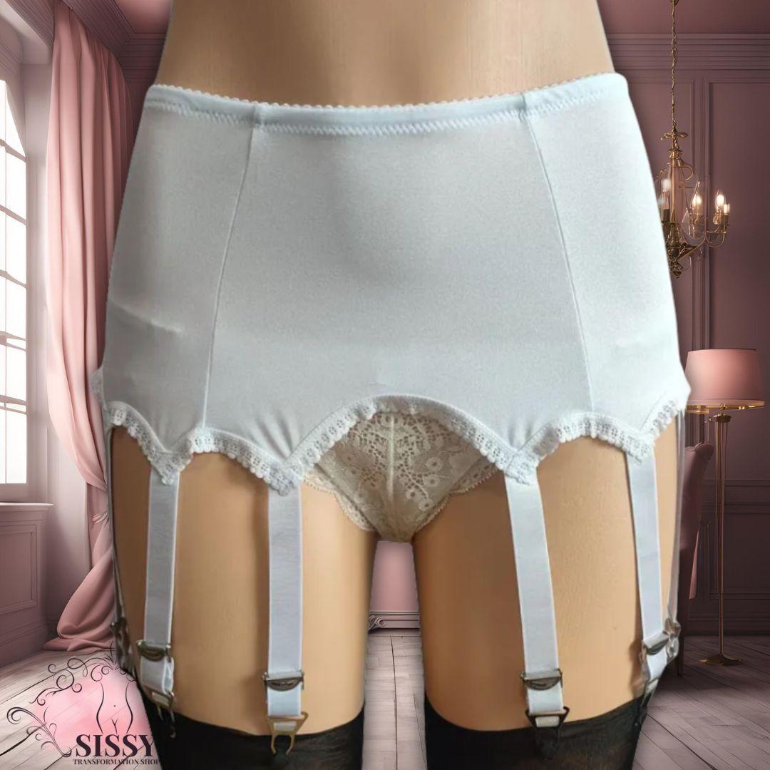 Porte-jarretelles Sissy vintage 12 attaches