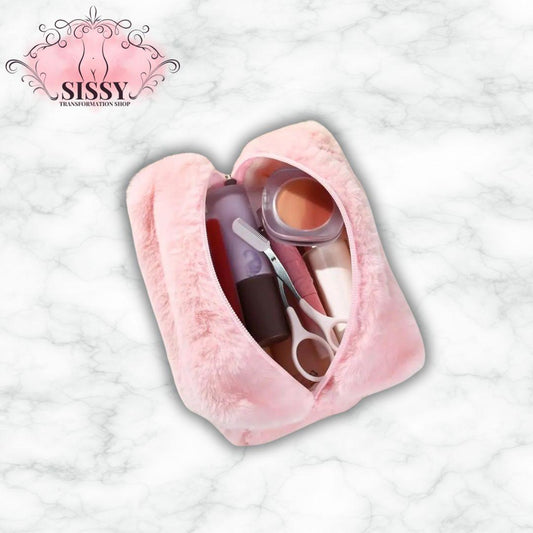 Trousse de maquillage en peluche | Univers Maquillage & Beauté