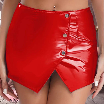 Mini jupe sissy brillante | Univers Bimbo & Séduction