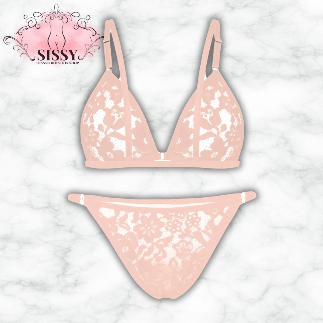 Men's Sexy Bra Underwear Sets Men Seat Belt Lace Lingerie BDSM Chest Strap Sex Lingerie Sissy Outfit Crop Top Men Gay