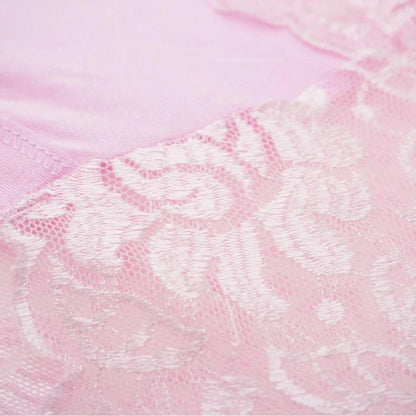 Culotte En Dentelle Florale Transparente Avec Poche Pour Sissy en tissu délicat et design élégant