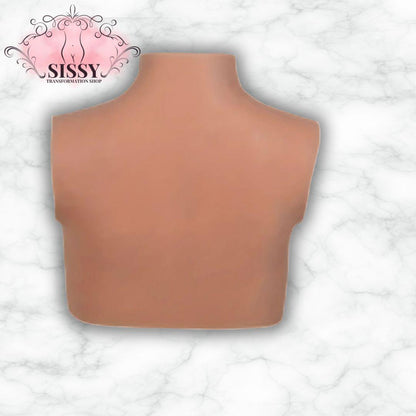 Faux Seins Silicone Bonnet B Pour Sissy avec finition réaliste pour un look naturel
