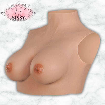 Faux seins silicone bonnet D réalistes pour transformation et accessoires Sissy Transformation Shop