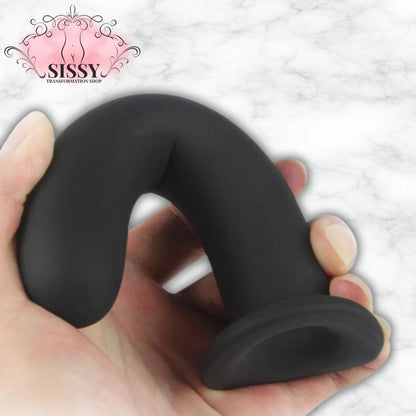 Plug anal initiation noir flexible pour débutants vendu par Sissy Transformation Shop